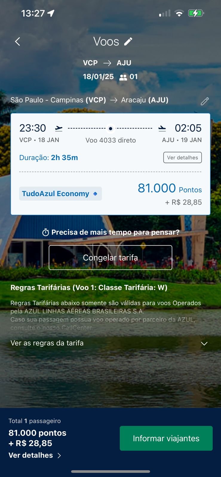 Somente Hoje Azul Fidelidade Oferece 50 De Desconto Ao Congelar