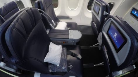 Classe Executiva da Aeromexico no B737-800 - Cidade do Mexico p/ Chicago