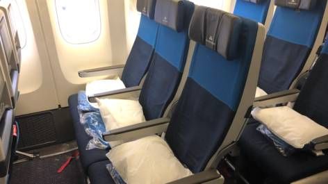 Classe Economy Comfort da KLM no B777-300 – Amsterdam para São Paulo