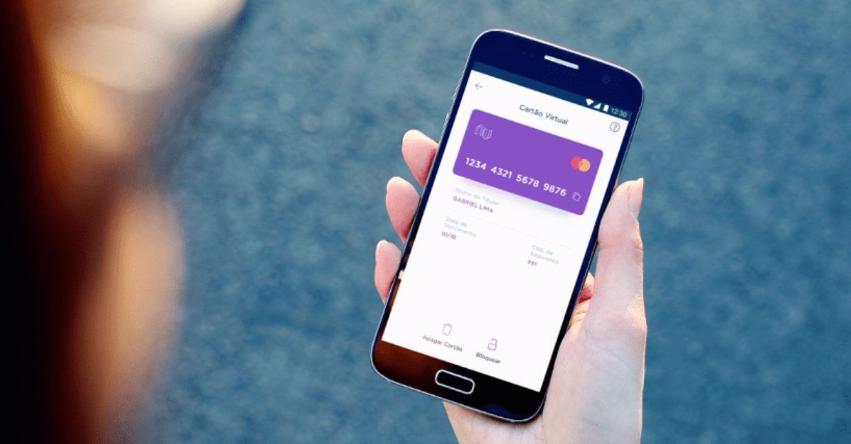 Agora é possível gerar um cartão virtual no app da Nubank na função débito  - Passageiro de Primeira