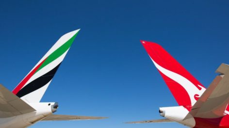 Emirates e Qantas estendem parceria por mais 5 anos