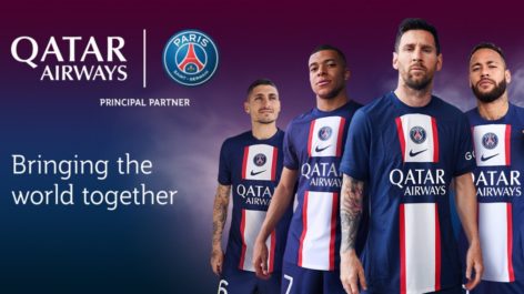 Qatar Airways vira patrocinadora máster e vai estampar a camisa do Paris Saint-Germain