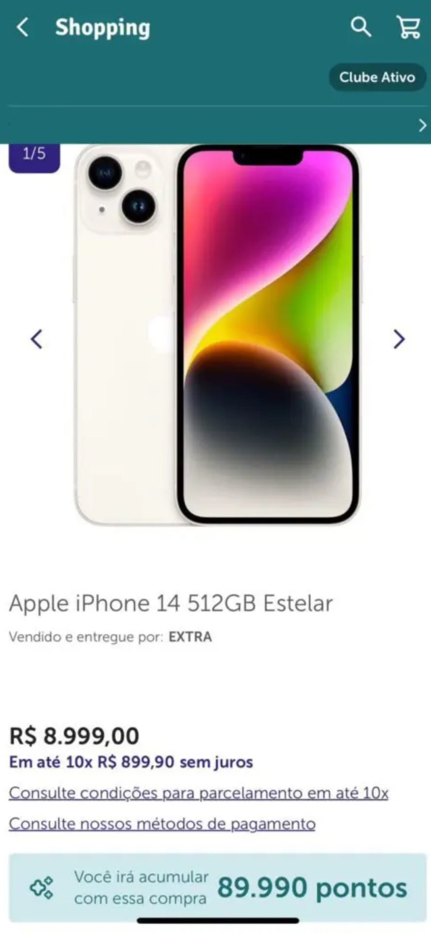iphone 14 128gb de segunda mão na Cash Converters Portugal ¡2