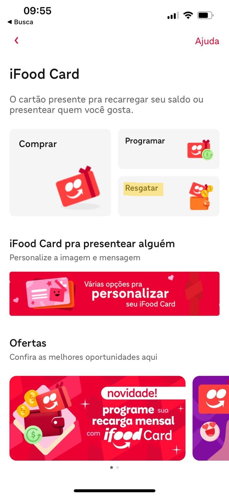 Como funciona a venda de recarga iFood? (APP) – Central de ajuda