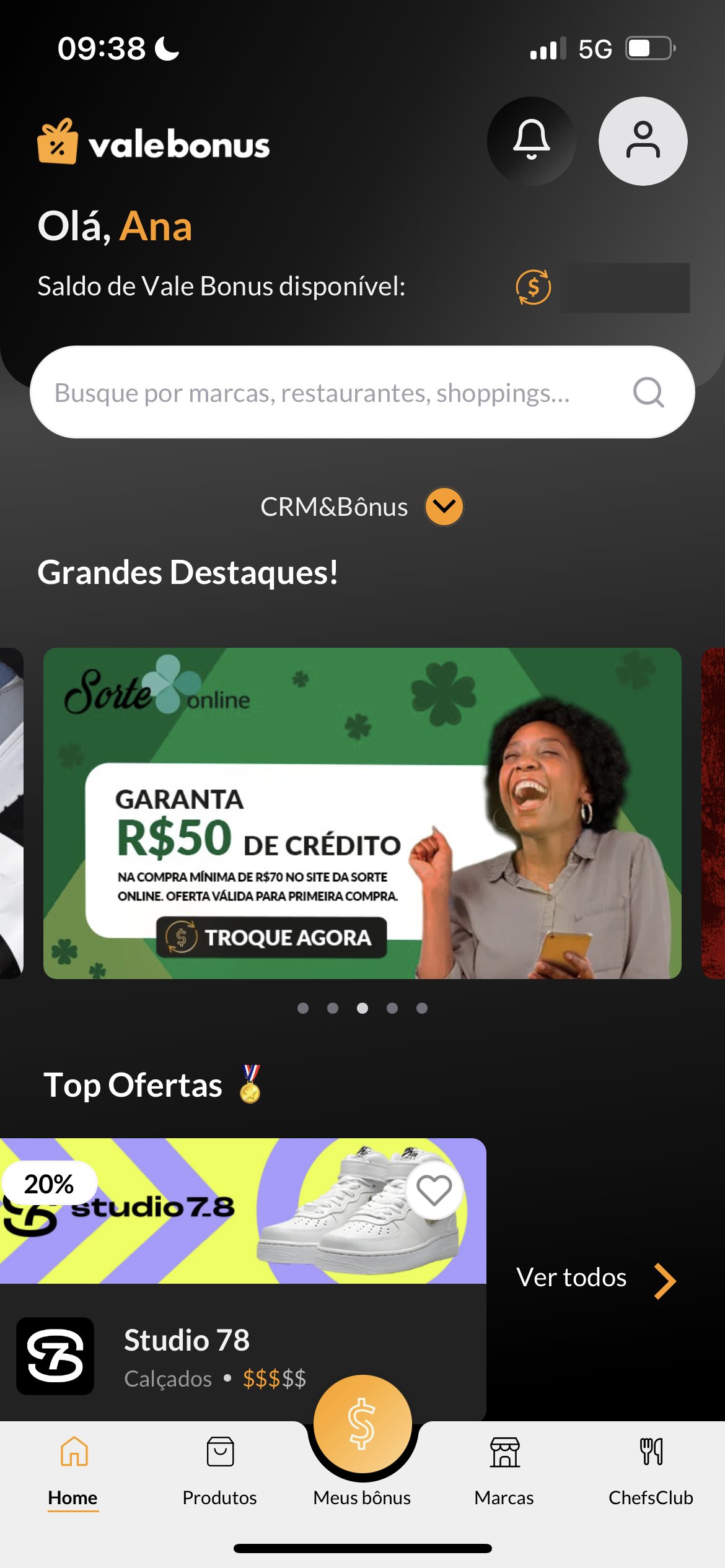 Vale Bonus - o programa de recompensas que garante créditos e