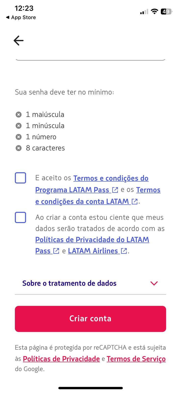 Como fazer o cadastro no LATAM Pass Passageiro de Primeira