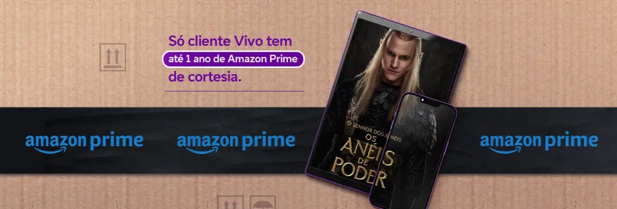 Ganhe ate 1 ano de assinatura no Amazon Prime com a Vivo Passageiro de Primeira